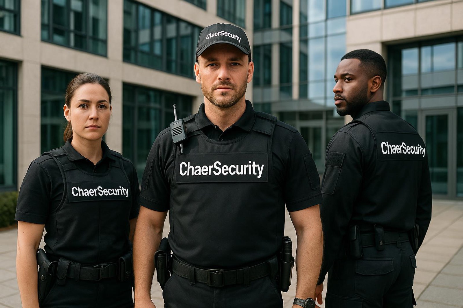 Sicherheitskräfte von ChaerSecurity im Einsatz in Berlin